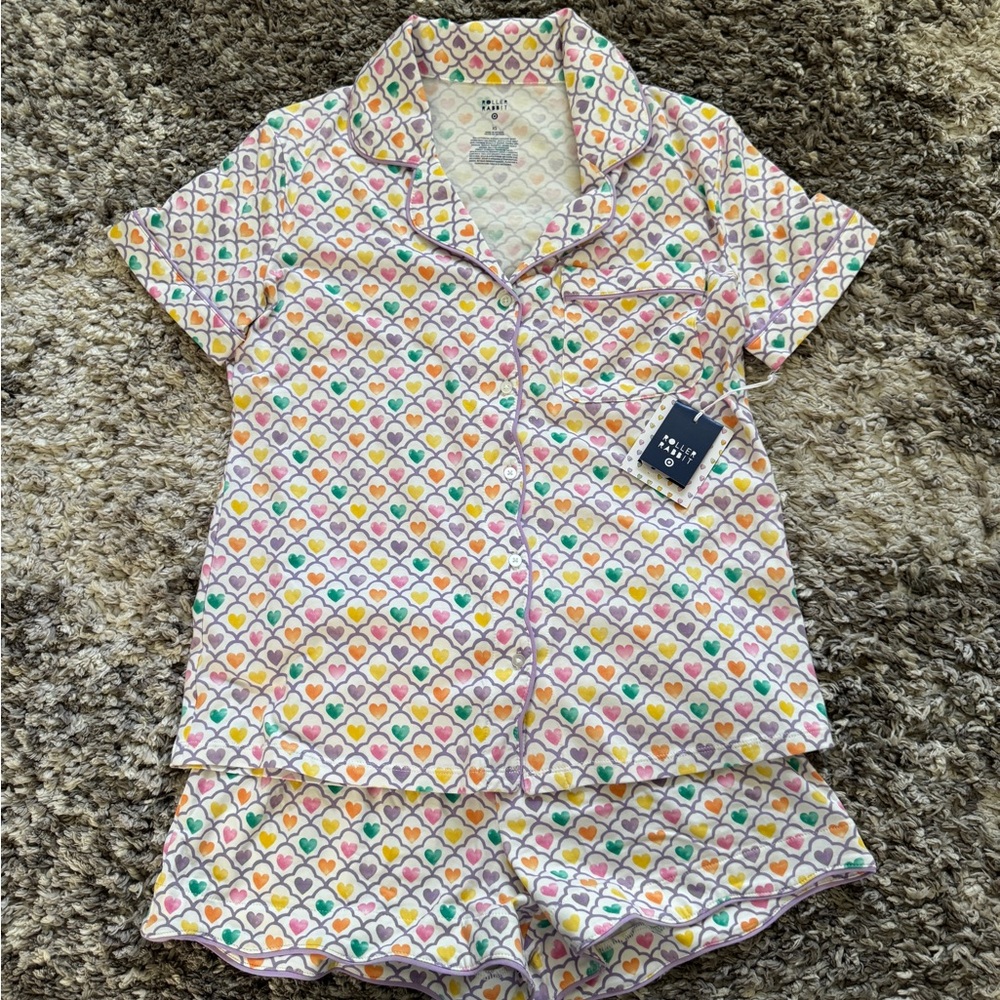 Heart Pattern Kids Pajamas